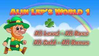 Alin Lep’s World 1 ️ Full Game - All Level - All Boss - All Gold - All Bonus