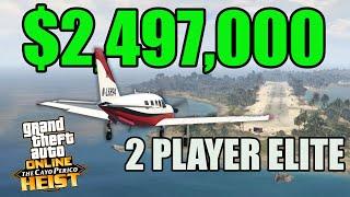 GTA Online Cayo Perico Heist- Velum Approach 2 Player Elite $2,497,000