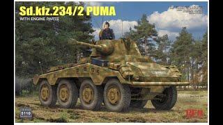 Introducing The Latest Rfm (Ryefield Model) 1/35 Sd.kfz.234/2 Puma Kit