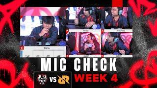 MIC CHECK ALTER EGO VS RRQ - WEEK 4 DAY 2 MPL ID SEASON 14