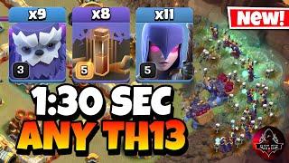 EPIC STRATEGY | TH13 Yeti Witch Quake Attack Strategy | TH13 Yeti Witch | Best TH13 Attack Strategy