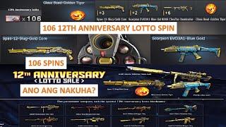 CROSSFIRE 3.0 PH 106 12TH ANNIVERSARY LOTTO SPIN ANO ANG NAKUHA?