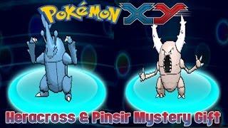 Pokémon X & Y Mystery Gift – Heracross and Pinsir