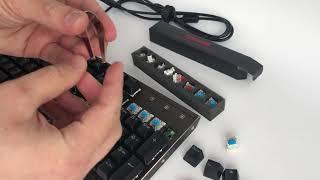 How to change the Redragon keyboard mechanical switches from Outemu