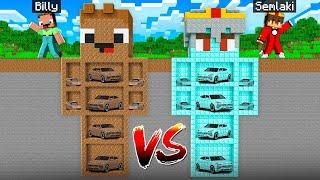 Billy ARM vs Semlaki REICH BASIS MIT AUTOS Bau Challenge in Minecraft!