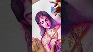 Gel Pen Painting #artshorts #artvideos