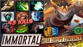 Juggernaut Immortal Megacreeps Comeback - Dota 2 Pro Gameplay [Watch & Learn]