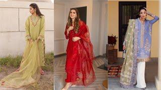 Tissue Organza dress designs 2022 |EID Collection 2022 | Top 30 Party Wear Embroidery Suits designs