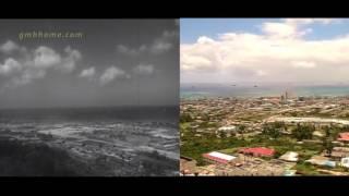 Saipan - Two Views From Navy Hill, 71 Years Apart