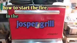 HOW TO START THE FIRE|HOW TO START THE JOSPER GRILL|FIRING|JOSPER|GRILL|CHARCOAL GRILL