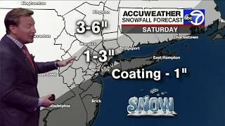 NYC Weather: How much snow will fall on Saturday