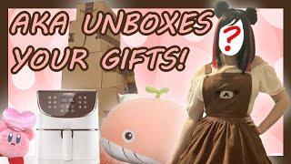 Cute Bear Unboxes YOUR Gifts! ️Aka Unboxes 2!