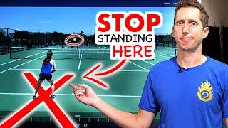 Stop Standing HERE In Tennis! (why you’re losing)