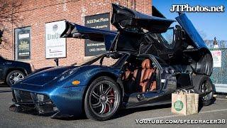 Going grocery shopping in a Pagani Huayra