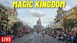 LIVE: Magic Kingdom All day Tuesday for rides, shows, parades Fireworks Walt Disney World 5/13/2025