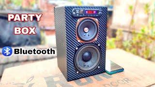 How To Make Portable Bluetooth Party Speaker Box || Bluetooth Speaker !