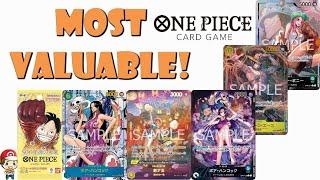 Top 10 Most Valuable Cards One Piece Cards in OP-07 (500 Years in the Future)! (One Piece TCG News)