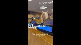 Emilia Reyes, Equidad de Genero, FfD4 Multistakeholder Hearing, Sistemic Issues