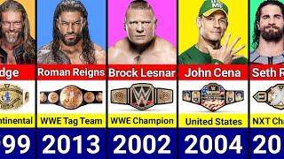 WWE Wrestlers Their Career First Title