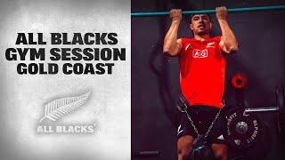 All Blacks hit the gym in the Gold Coast