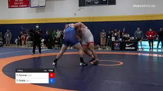 130 Kg Quarterfinal - Tanner Farmer, New York Athletic Club Vs Tom Foote, South Side Wrestling Clu