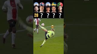 Messi VS Haaland VS Garnacho VS Zlatan VS Ronaldo | Bicycle Kick Challenge |