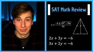 SAT Math Test FULL Review (50 Problems) || Algebra & Geometry, Calculator & Non-Calculator