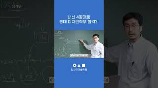 내신 4점대로 홍대 디자인학부 합격?! | #입사미 #쇼츠