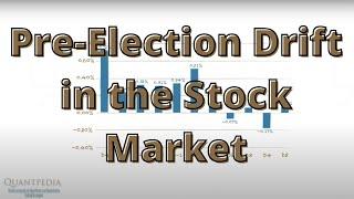 Pre-Election Drift in the Stock Market