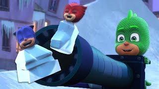 ‪睡衣小英雄 第1季 | 第4集 飛壁俠的完美冰計劃 | PJ Masks Chinese | 動畫片‬