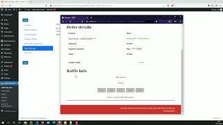 Wordpress - Raffle Play Woo Setup - Raffle Plugin for Woocommerce