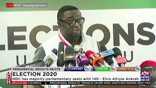 Election 2020: NDC addresses the media - Election 2020 on JoyNews (8-12-20)