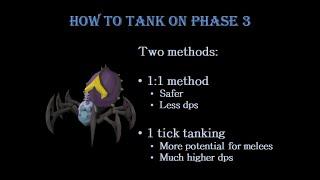 Phase 3 Verzik Tanking Guide (1:1 tanking and 2:1:1) [OSRS ToB]