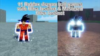 11 ROBLOX dragon ball games with UI and MUI (snrblx123yt)