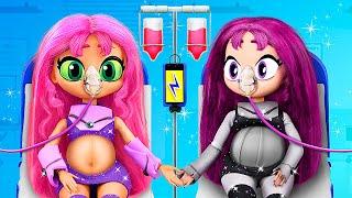 Starfire and Blackfire Became Mommies! 30 LOL OMG DIYs