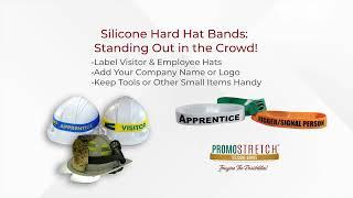 Stay Safe & Organized on Work Sites with Silicone Hard Hat Bands!