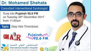 Dr. Mohamed Shehata from International Modern Hospital Dubai on Fujairah FM