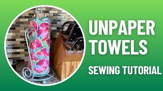 Reduce Waste with DIY Unpaper Towels: Sewing Tutorial