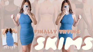 Finally Trying SKIMS Shapewear On My Mom Belly  | First Impression & Review