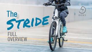 GEN3 - The Stride Step Thru Electric Bike Full Overview - ELM107