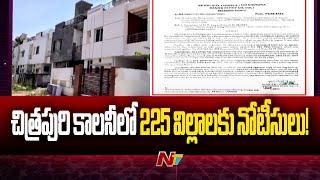 Manikonda: Notices to 225 Villas in Chitrapuri Colony | Ntv