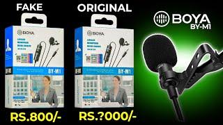 Original Boya By-m1 Mic VS Fake Boya By-m1 Mic | How to check Boya By-m1 Mic original or fake | boya