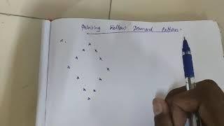 Printing Hollow Diamond Pattern-Answer Simplified