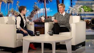 Kid Magician Aidan McCann Stuns Ellen with an Invisible Card Trick