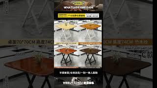 #傢俬店 #傢俱 #家具 #香港傢俬 #furniture #傢俬 #平價傢俬 (Wbbuy)免安裝！摺疊餐桌 摺疊餐枱 摺枱 摺疊椅 桌椅組合 飯桌 飯檯 桌子 Dining table 包送貨