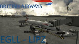 London Heathrow to Venice M.Polo LIVE | British Airways A320NEO | MSFS 2020