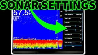 Garmin Marine Sonar Settings EXPLAINED!!