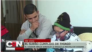 Thiago visitó a Derlis González