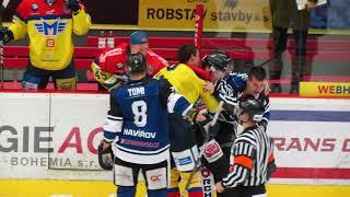 Mitchell Fillman vs. Marek Kalus (Motor ČB - Havířov 3:0, 2017-18)