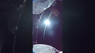 Spacewalk Terror: Hanging Over Earth's Edge with No Safety Net! 